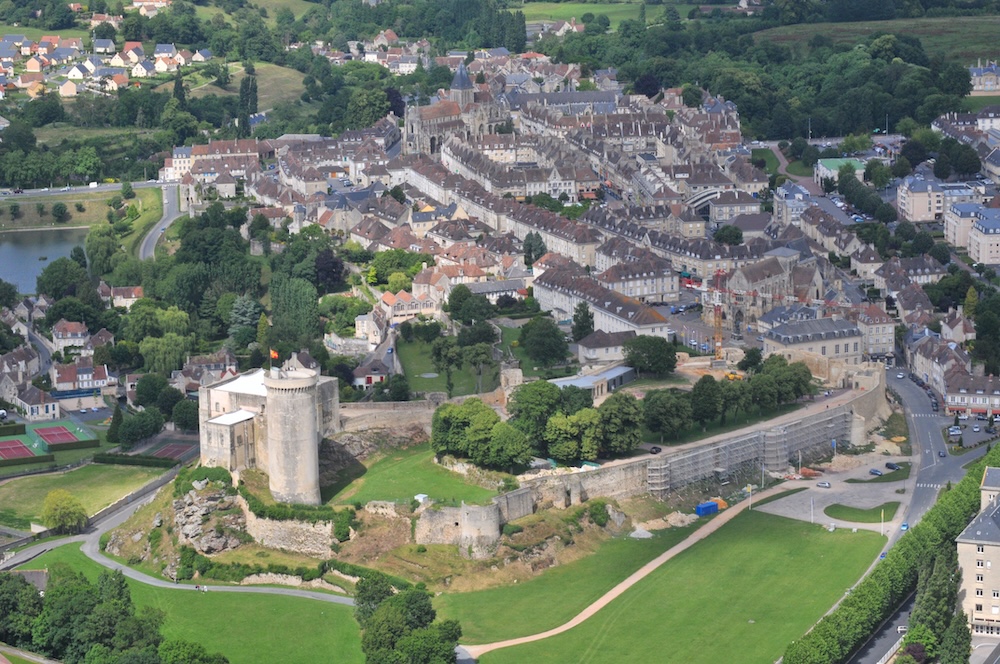 Château de Falaise et centre-ville
